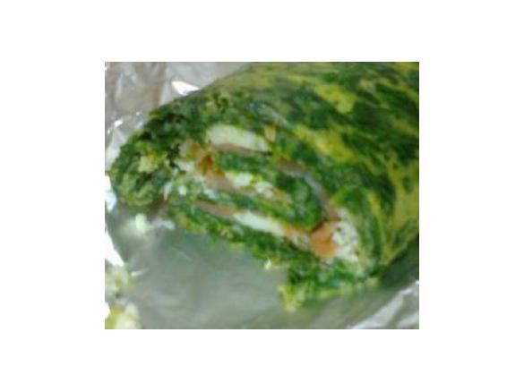 Torta de Espinafres com Requeijão e Salmão Fumado