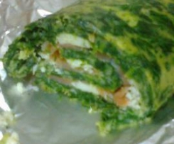 Torta de Espinafres com Requeijão e Salmão Fumado