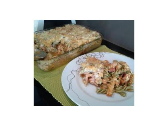 Massa gratinada com Frango