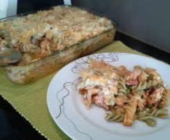 Massa gratinada com Frango