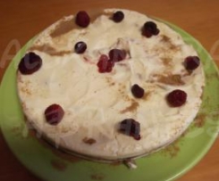 Tarte gelada de natas e leite condensado