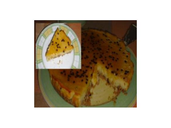 Delícia de Iogurte com muesli e maracujá