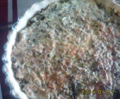 Quiche de carne de dieta