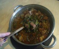 Feijoada com feijão preto