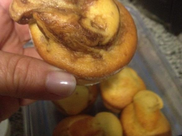 Muffins com Nutella