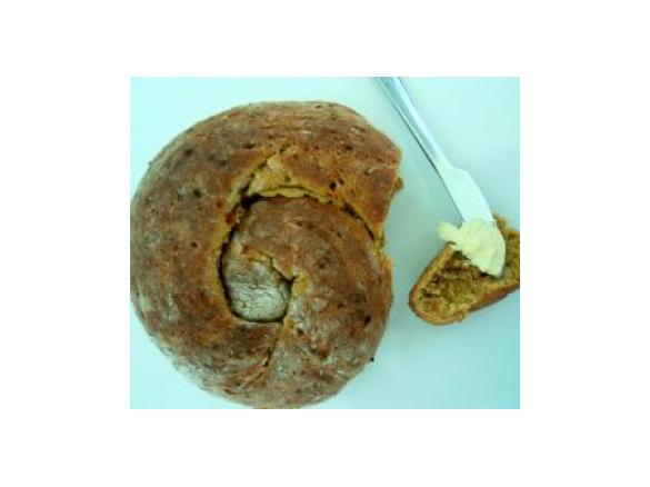 Pão de goji e passas 