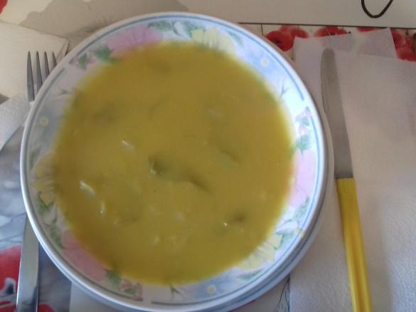 Sopa do que há no frigorífico