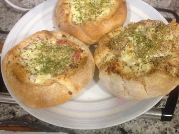 Pãozinho recheado rápido