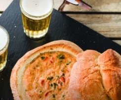 Patê de Queijo, Cogumelos e Tomate