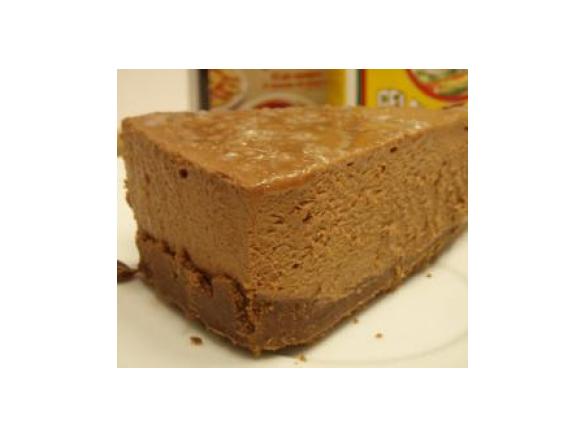 Cheesecake de chocolate e caramelo