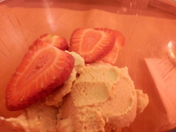 Gelado rápido de bolacha maria. Gluten free 