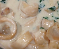 Lulas com Natas e Salsa