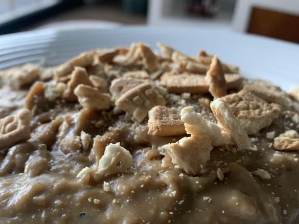 Papas de Aveia com Bolacha Maria