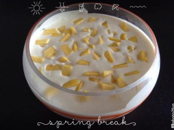 Mousse de manga da Tânia