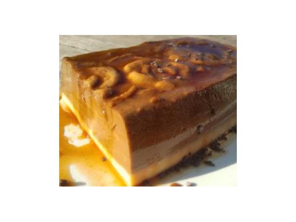 Pudim flan de café com cuajada &de  baileys