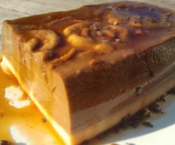 Pudim flan de café com cuajada &de  baileys