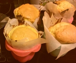 Muffins de baunilha