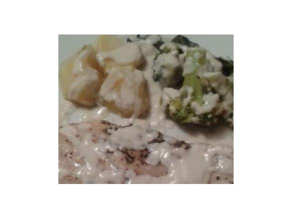 Filetes com Molho de Espargos e Estragão 