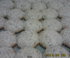 Bolinhos de amêndoa com fruta cristilizada