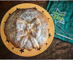 Delicia folhada de caramelo e chocolate