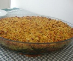 Bacalhau Lascado com Broa