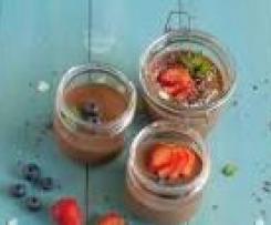 Mousse de chocolate vegan (com aquafaba)