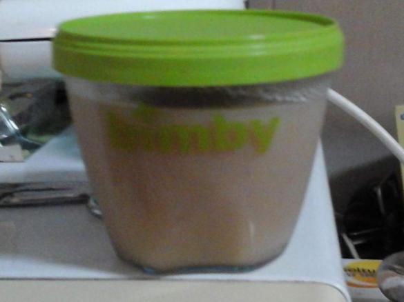 Boião de maçã e banana