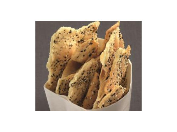 Aperitivos de sementes de sésamo e papoila