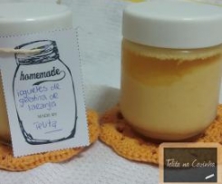 iogurte de gelatina de laranja