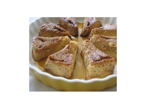Pudim Flan aromatizado com Porto