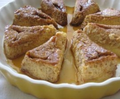 Pudim Flan aromatizado com Porto