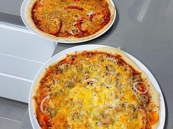 Massa / Base fina para pizza