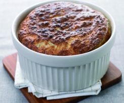 Soufflé de brócolos e milho