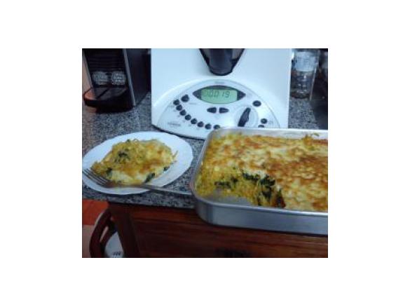 O meu Bacalhau com cenoura e espinafres