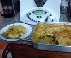 O meu Bacalhau com cenoura e espinafres