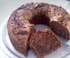 Bolo de Maça, nozes e canela