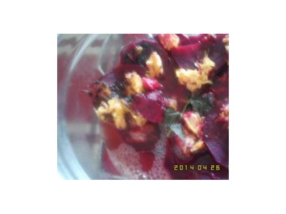 Beterraba doçe e chá