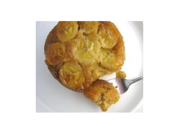 Bolos Húmidos de Banana em Ramequins