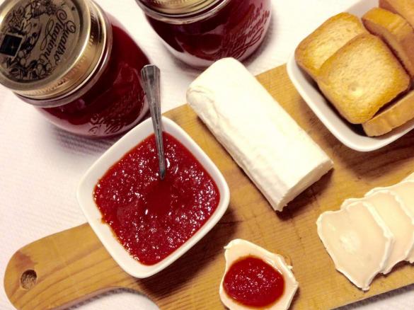 Compota de pimento vermelho