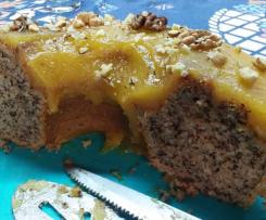 Bolo de Noz ou Amêndoa com Doce de Ovos