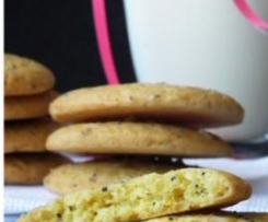  Bolachas de Laranja com Sementes de Papoila