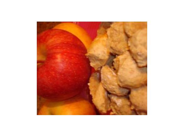 Scones maçã para cão