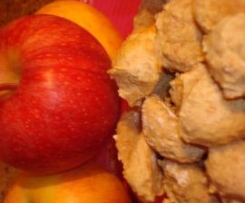 Scones maçã para cão