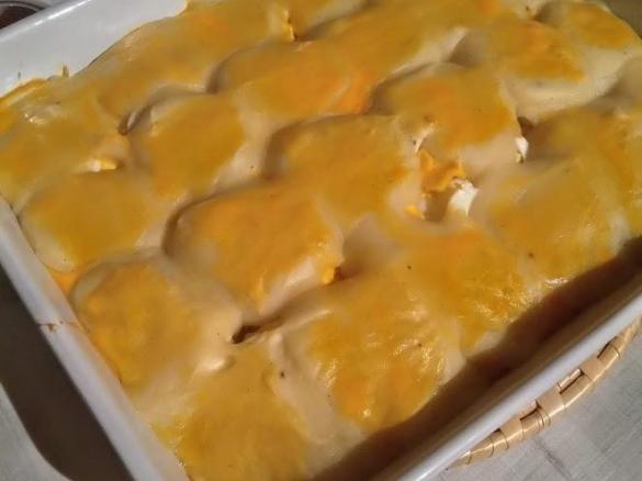 Bacalhau com acelgas e cenoura no forno