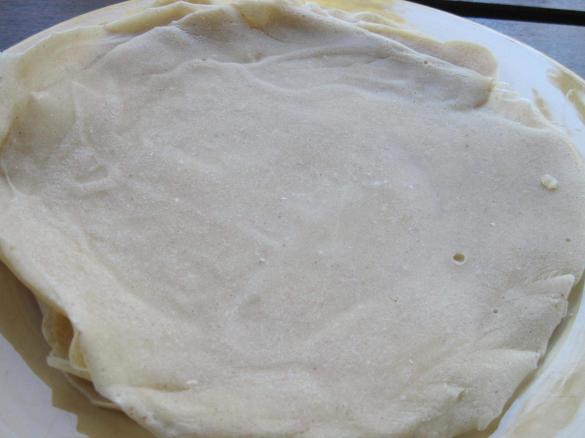Crepes sem lactose e sem gluten
