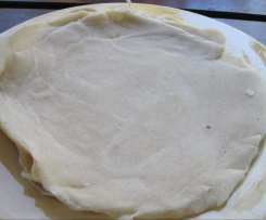 Crepes sem lactose e sem gluten