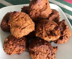 Arrepiados de batata-doce e nozes