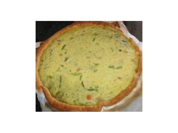 Quiche de Friambre e legumes