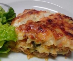Lasanha de espinafres com atum