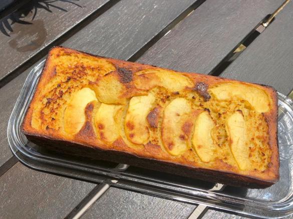 Bolo de pêra e maçã